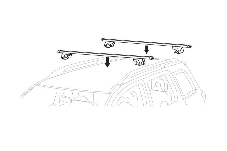 Miniatura Barras De Techo Smartrack 1180 -