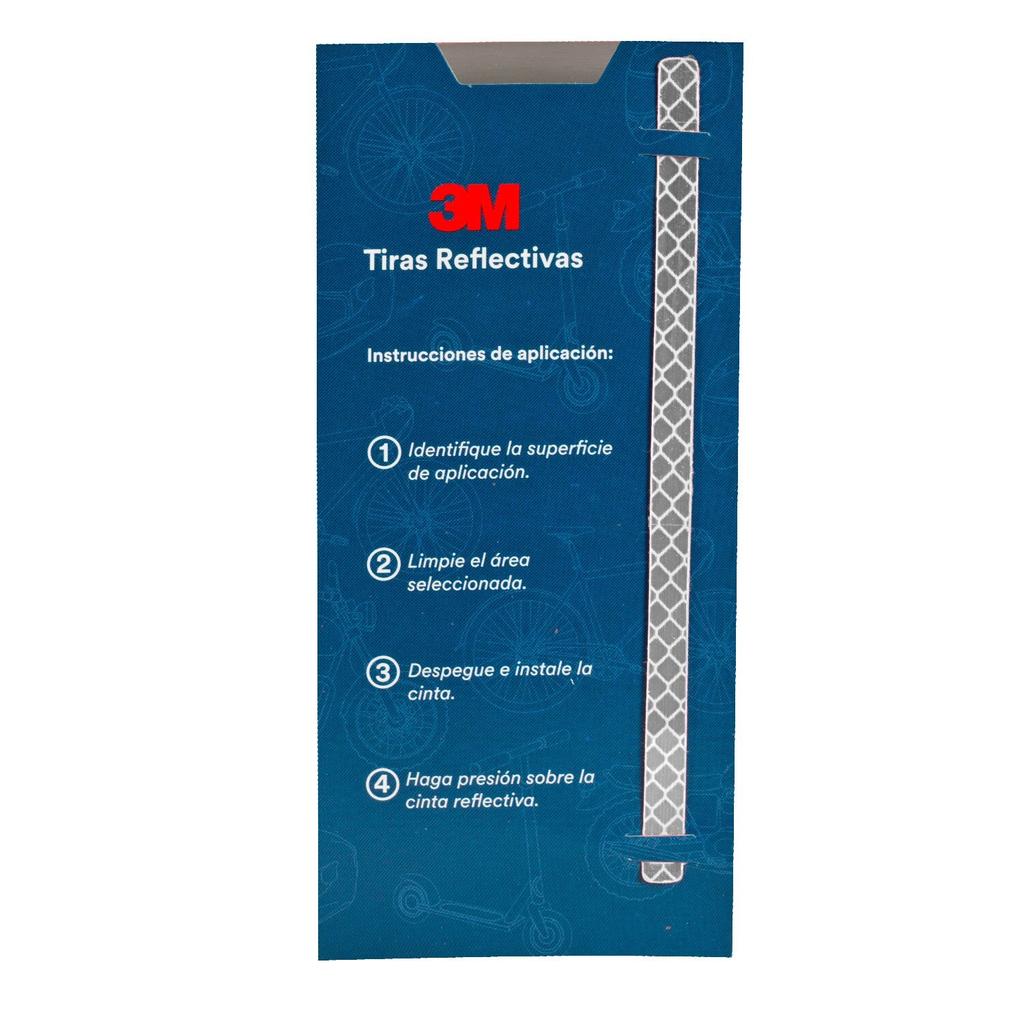 Set Cintas Reflectantes 3M Blister - Color: Blanco