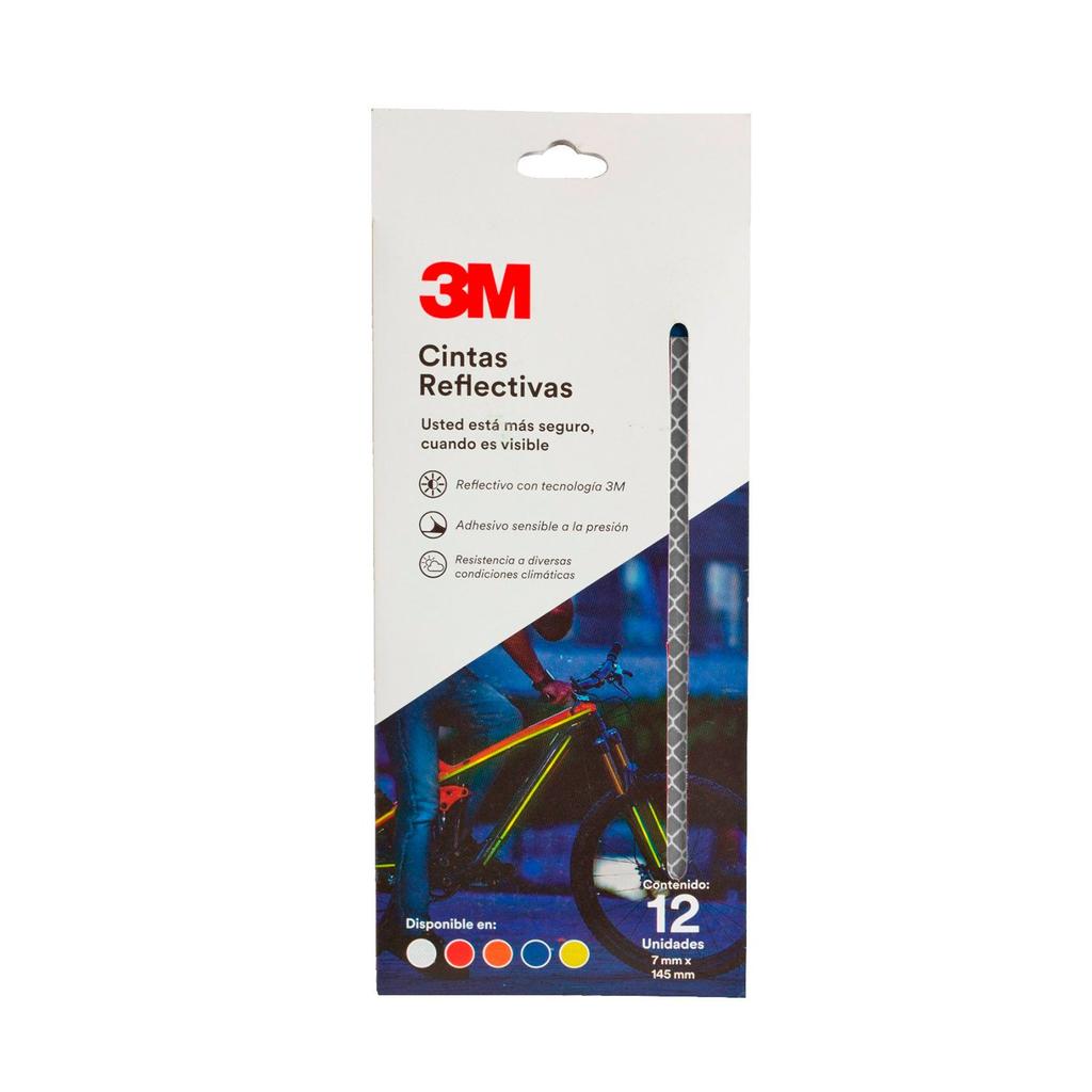 Miniatura Set Cintas Reflectantes 3M Blister - Color: Blanco