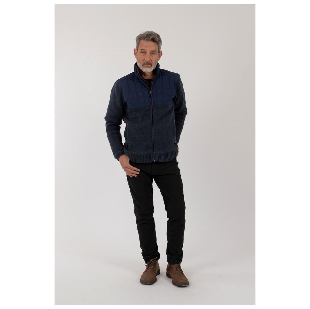 Bomber Hibrido Herrtschiske Hombre - Color: Azul