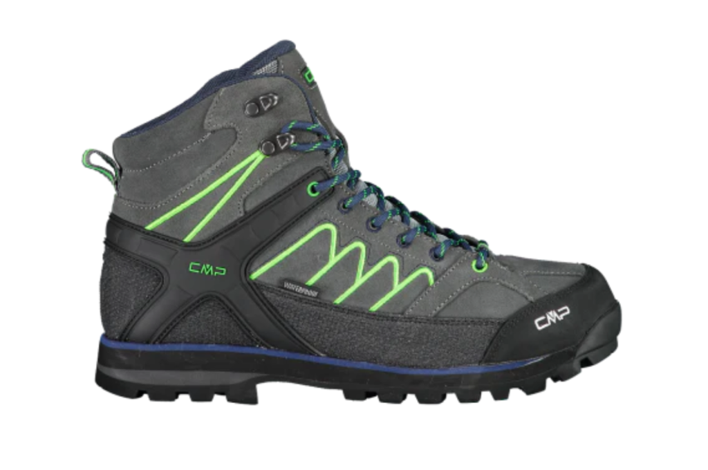 Zapato Trekking Hombre Moon Mid - Color: Gris-Verde