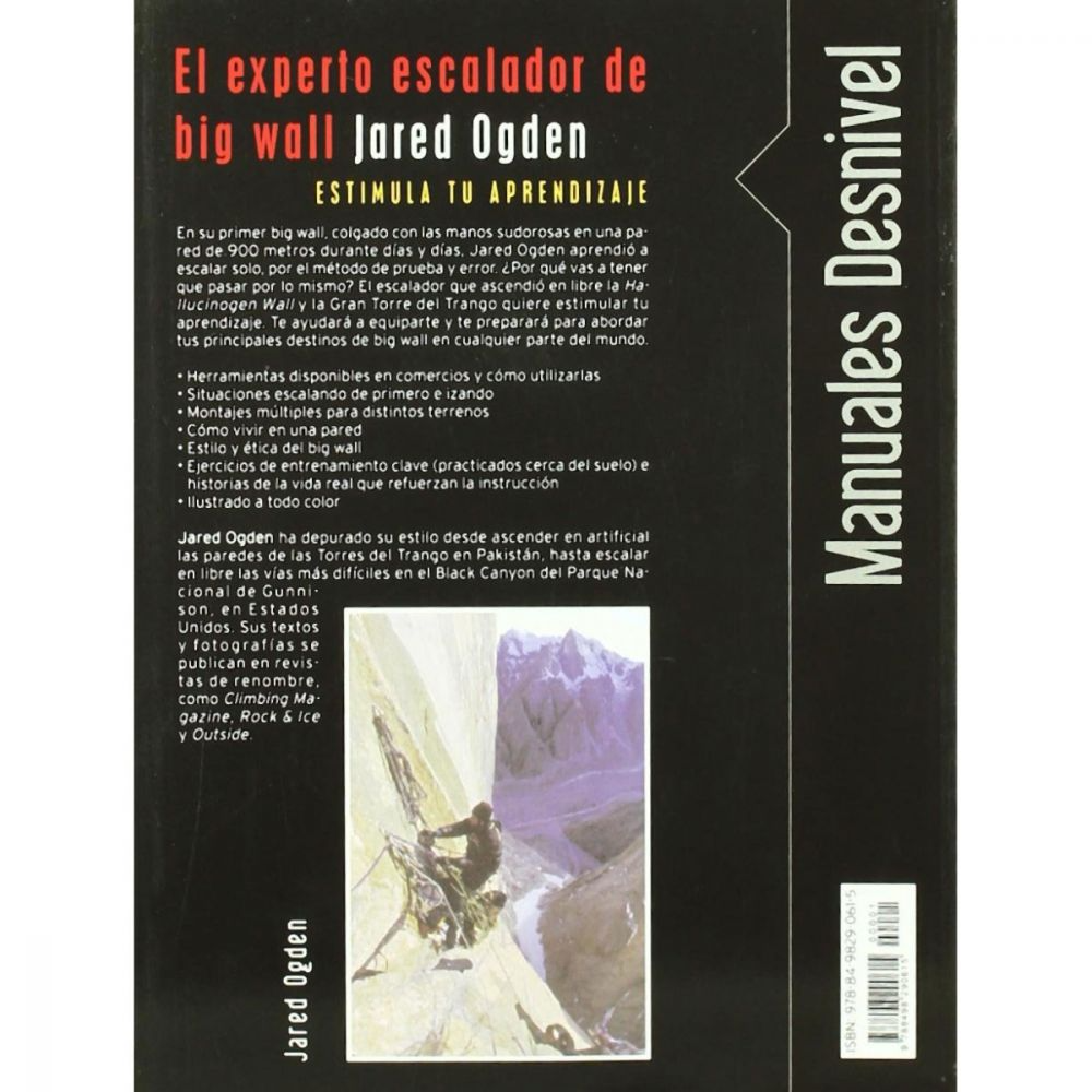 Libro Escalada de Grandes Paredes -