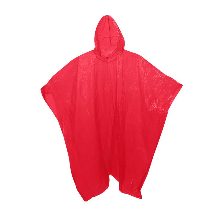 Poncho de emergencia biodegradable