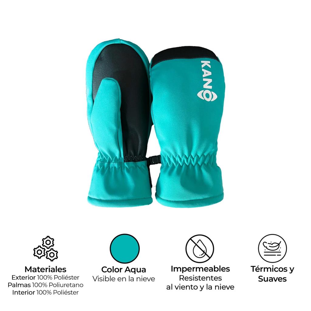 Miniatura Mitones de Nieve para Niños  -