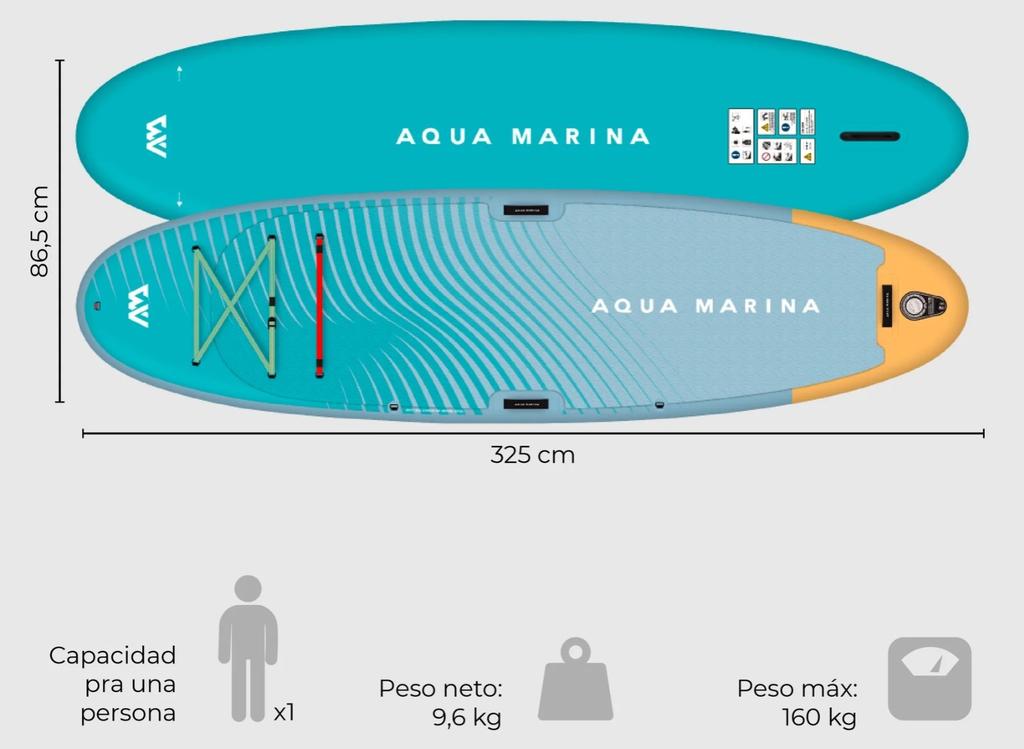 Miniatura Stand Up Paddle Sup Dhyana Fitness 8’2″ - Color: Capliso
