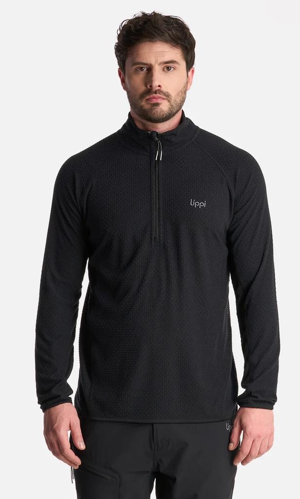 Polerón Hombre Jacaranda Nano-F 14 Zip - Color: Negro