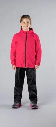 Miniatura Chaqueta Niña Impermeable Fix Hood - Color: Fragola