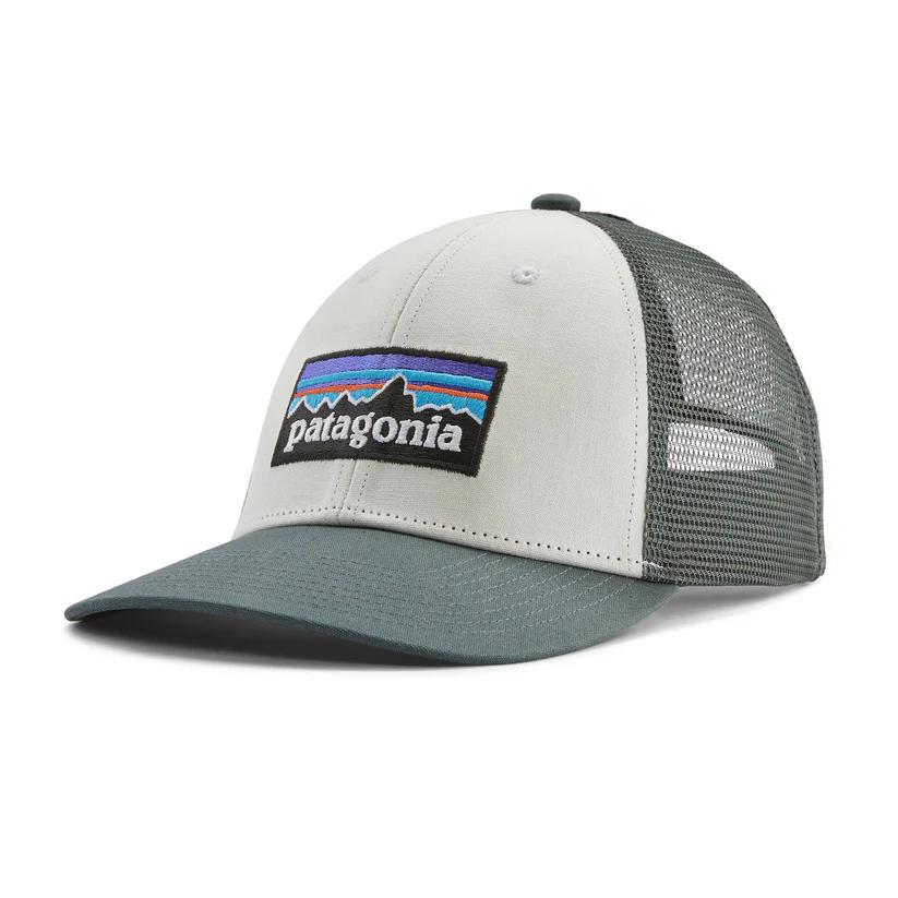 Miniatura Jockey P-6 Logo LoPro Trucker Hat - Color: Blanco