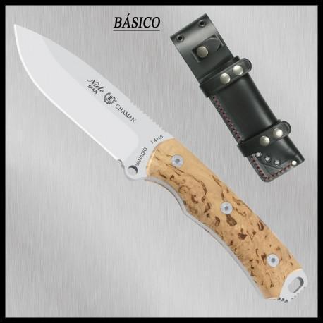 Cuchillo Chaman Abedul - Color: Plateado