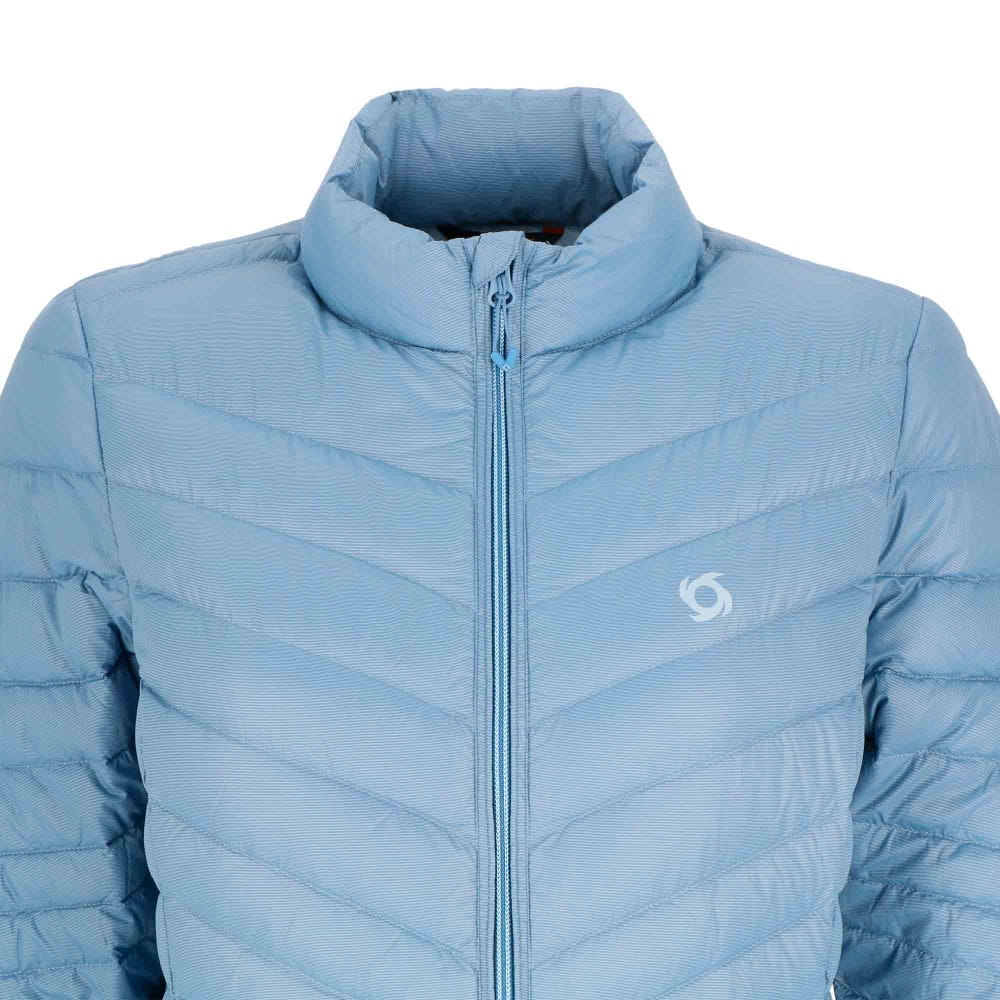Parka Pluma Alaia Mujer - Color: Celeste