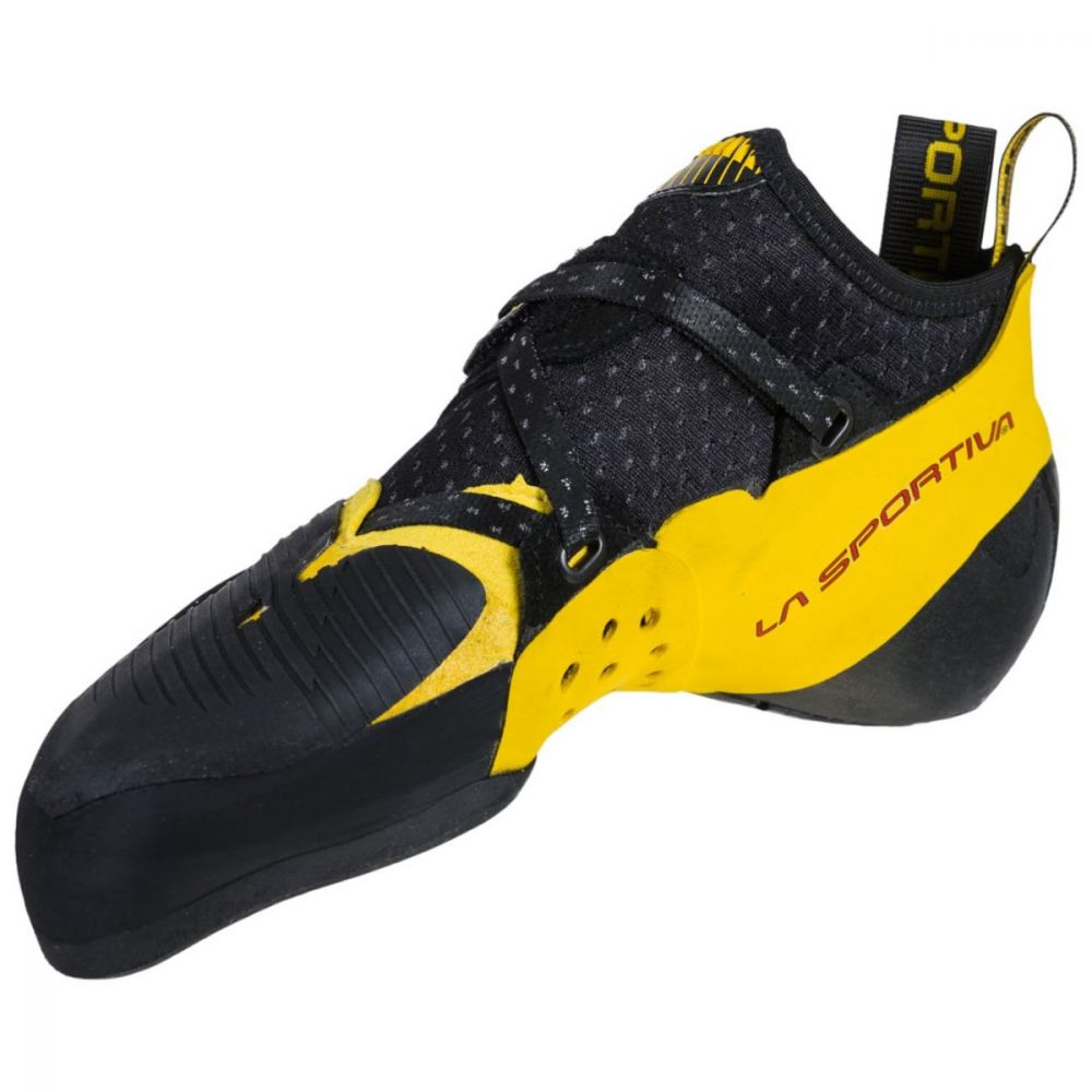 Miniatura Zapatilla de Escalada Solution Comp - Color: Black/Yellow