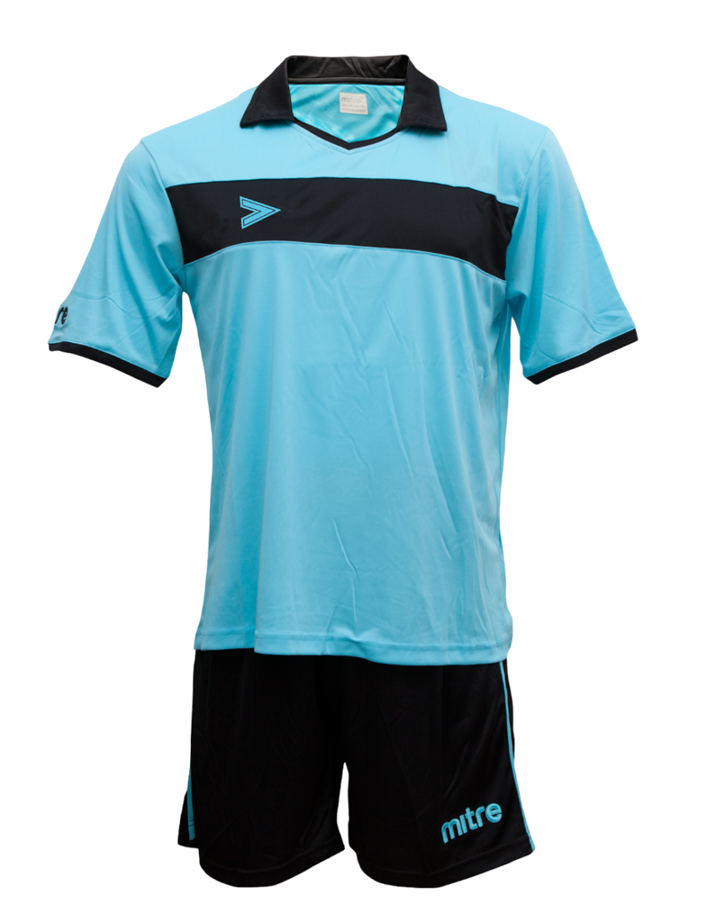 Miniatura Uniforme De Fútbol London Delta Eco Adulto - Color: Celeste-Negro