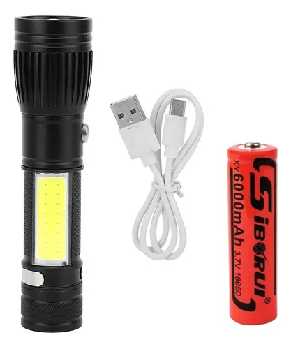 Linterna M4 +1 Pila PB11 - Color: Negro