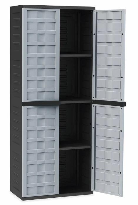 Armario Plástico Ideal 3 Niveles 68x38x170 Cms -