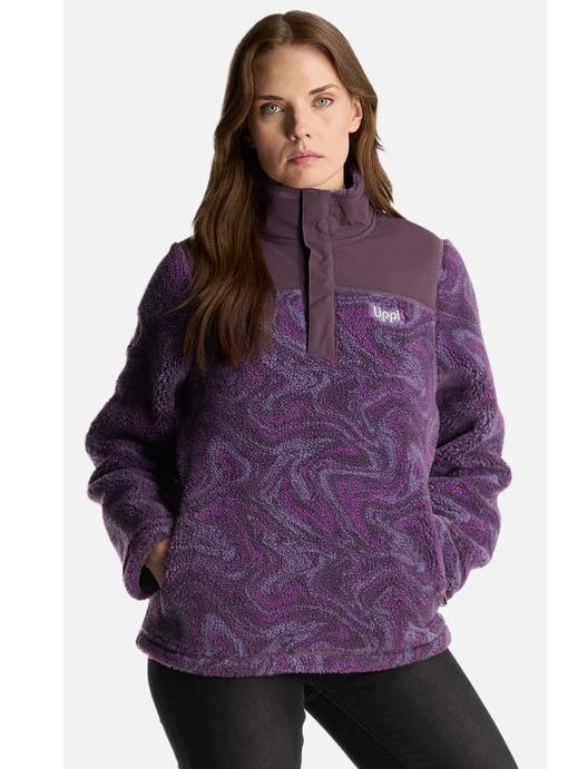 Chaqueta Mujer Glaciar Sherpa Pro 14 Zip Jacket Print  -