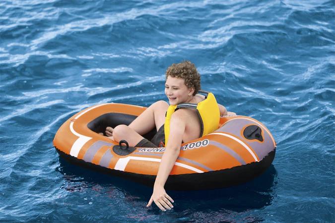 Bote Inflable Con Remos Kondor 1000 1.45m x 84cm -