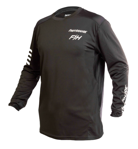 Miniatura Jersey Alloy Rally Ls De Bicicleta - Color: Negro