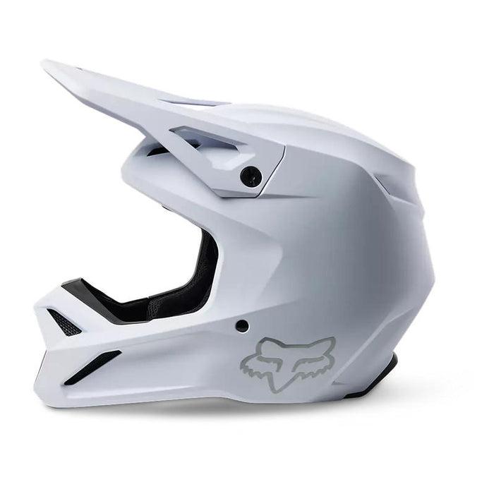 Casco Moto V1 Solid - Color: Blanco