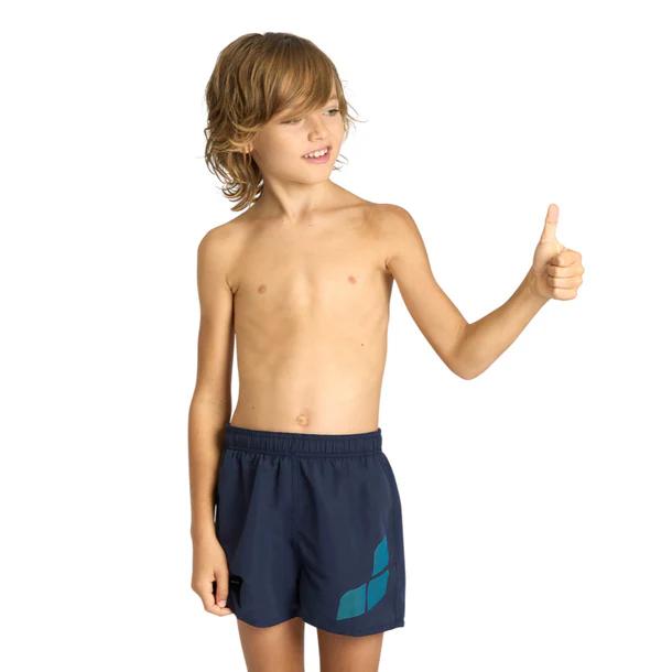 SHORT BAÑO NIÑO BEACH LOGO R -