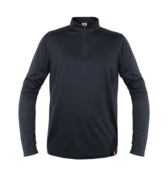 Polera Half-Zip Hombre - Color: Azul