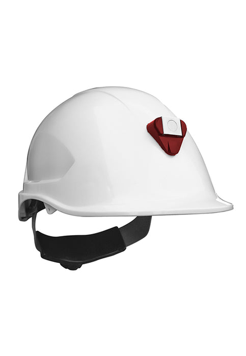 Casco MTA ABS con Portalampara - Color: Blanco