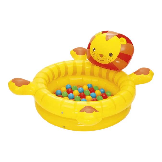 Miniatura Piscina Leon inflable con Pelotas 111 X98X61.5 Cms -