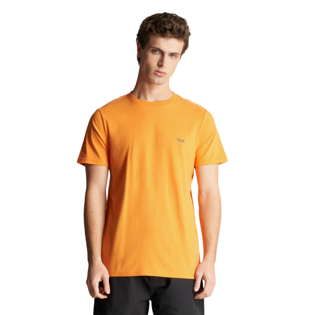 Polera Hombre Andes Forest T-Shirt  - Color: Mandarina