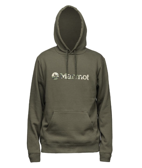 Miniatura Polerón Hombre Logo Hoody - Color: Verde