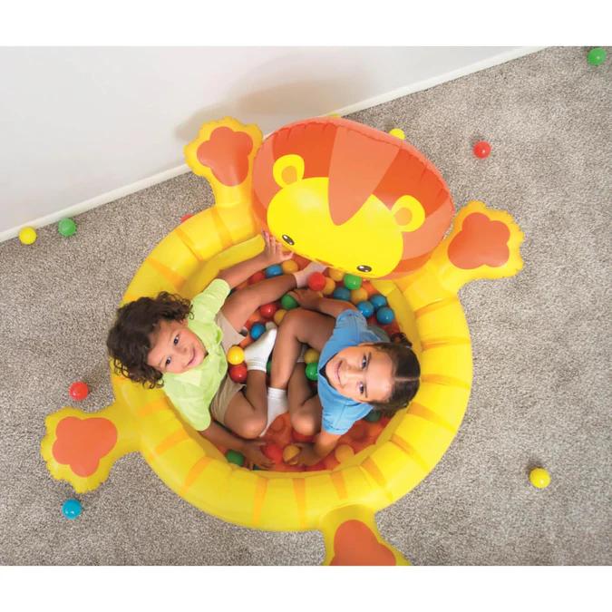 Miniatura Piscina Leon inflable con Pelotas 111 X98X61.5 Cms -