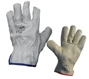 Guante Cabritilla Supervisor con Forro - Color: Blanco