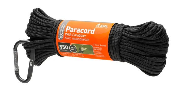CUERDA 550 PARACORD WITH CARABINER