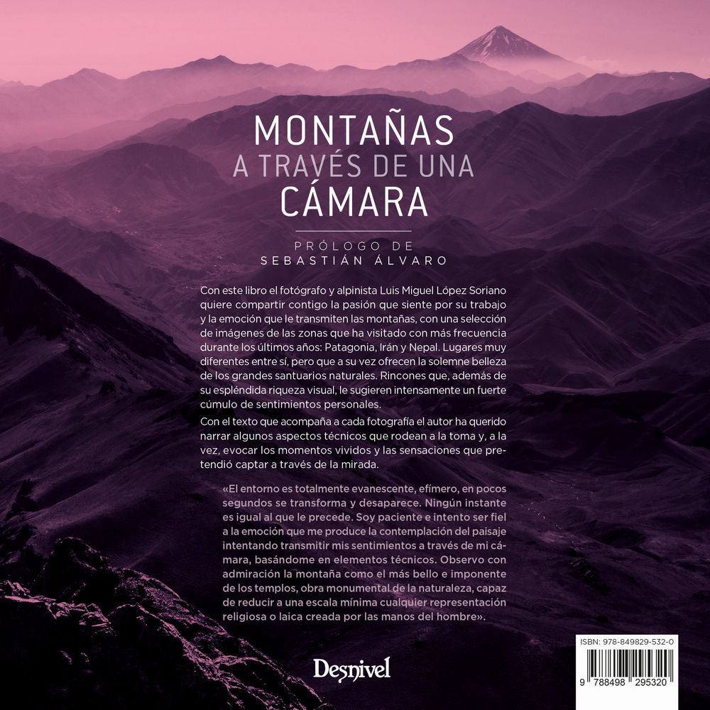 Libro Montañas a Través de Una Cámara -