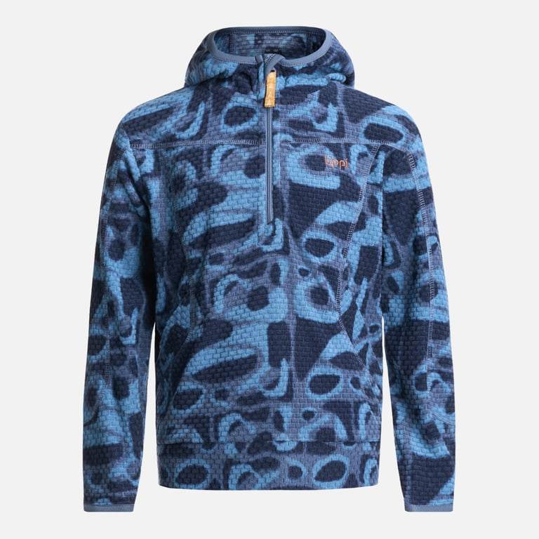 Poleron Niño Saltamontes Nano-F 14 Zip Hoody - Color: Print Azul