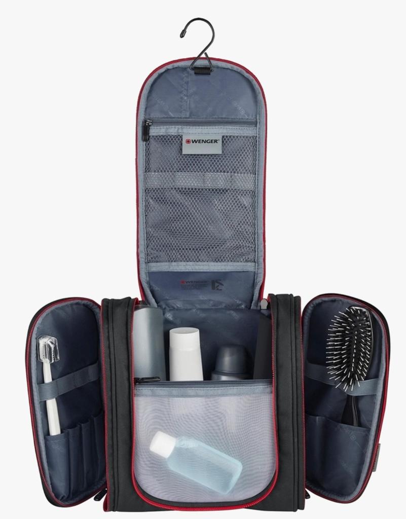 Miniatura Neceser colgante con forro antibacteriano - Color: Negro