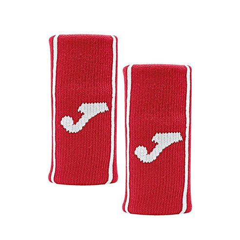 Muñequera Joma Game Larga X2 - Color: Rojo logo Blanco