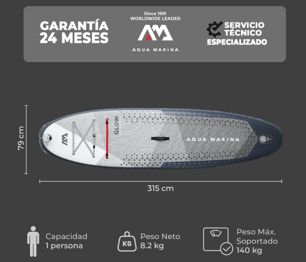 Miniatura Stand Up Paddle con Luces GLOW 10'4" -