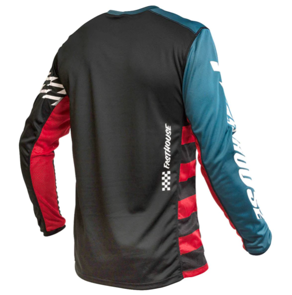 Miniatura Jersey Velocity Ls De Bicicleta - Color: Negro-Calipso