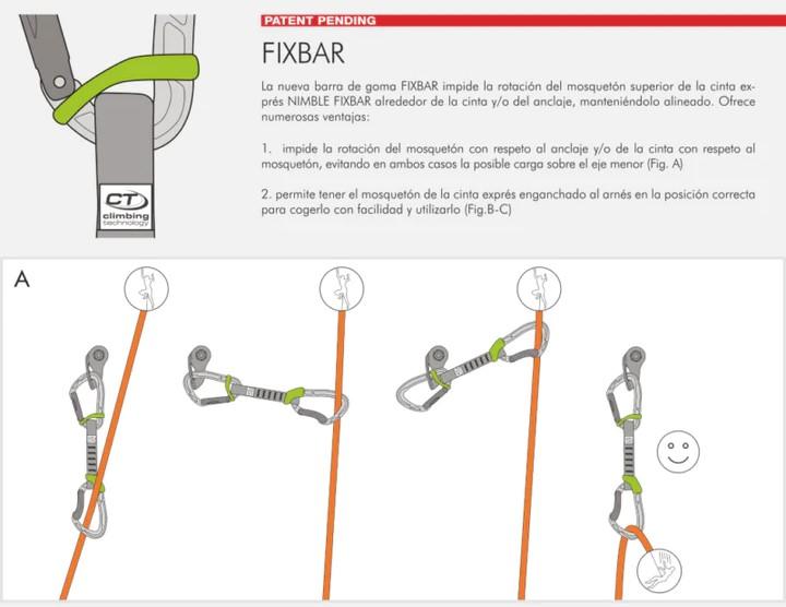 Cinta Express Nimble Fixbar - Color: Verde/Naranjo