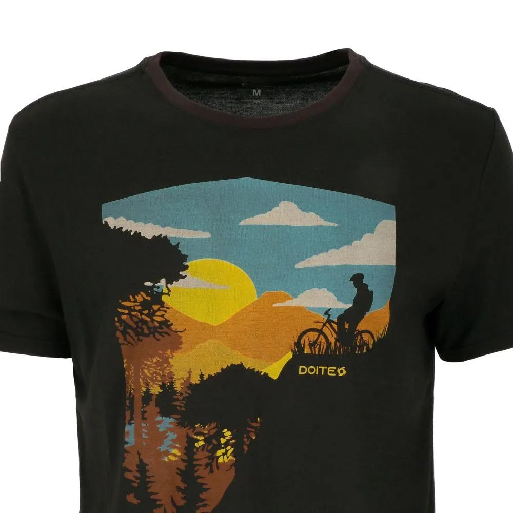 Polera Manga Corta Bicicleta Men - Color: Negro
