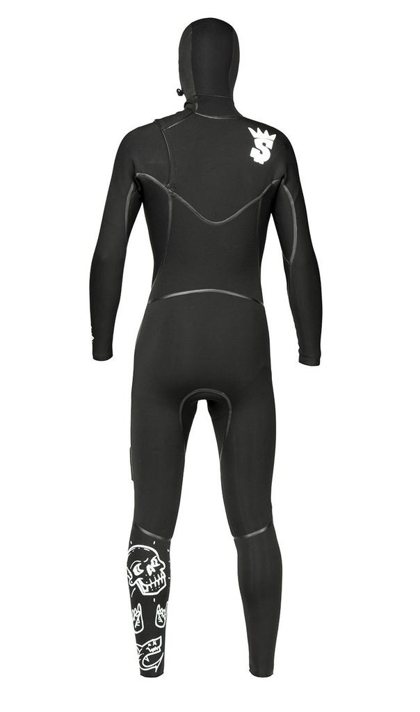 Trajes de Agua G6 Hombre 5/4/3 Hooded - Color: Negro