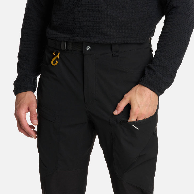 Miniatura Pantalón Hombre Wollaston Mountain Q-Dry Regular Fit Pants - Color: Negro