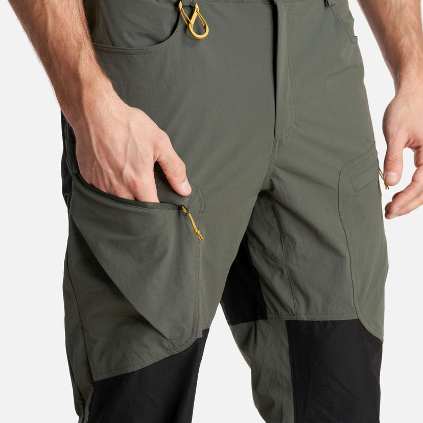 Pantalón Hombre Wollaston Mountain Q-Dry Regular Fit Pants - Color: Verde Militar