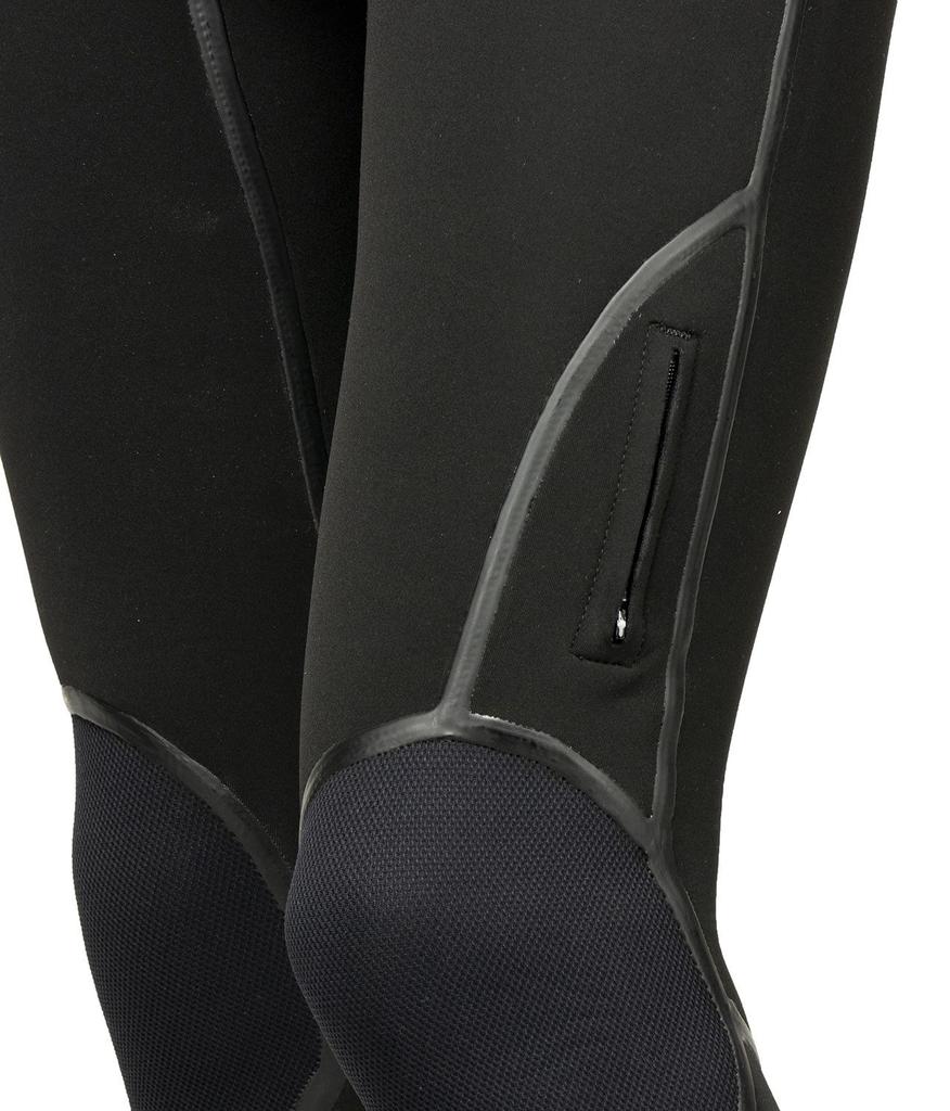 Trajes de Agua G6 Hombre 5/4/3 Hooded - Color: Negro