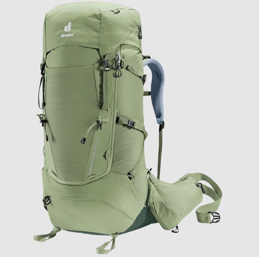 Miniatura Mochila Aircontact Core 55 + 10 Sl Graphite - Color: Verde