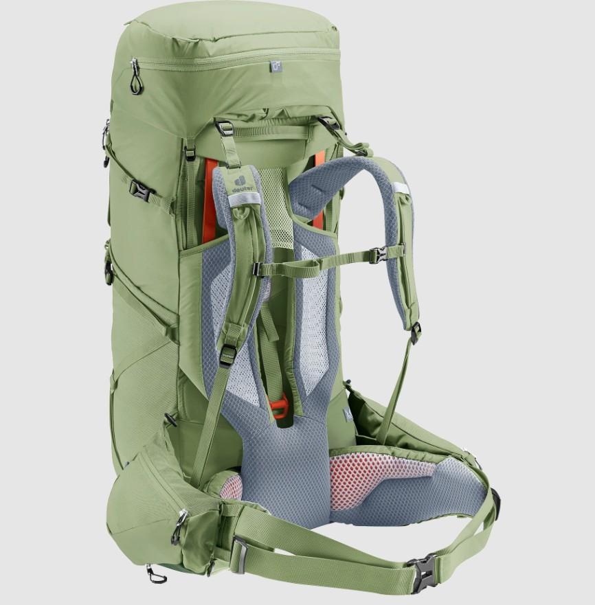 Miniatura Mochila Aircontact Core 55 + 10 Sl Graphite - Color: Verde