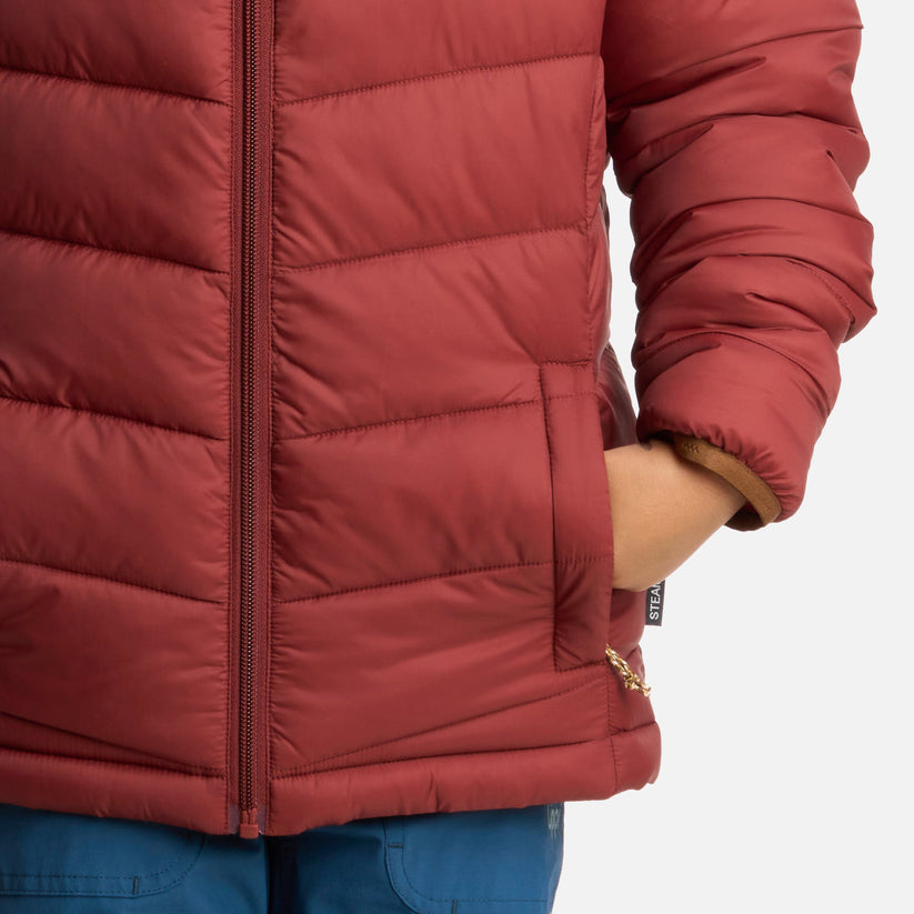 Miniatura Chaqueta Niño Bewarm Steam-Pro Jacket - Color: Burdeo