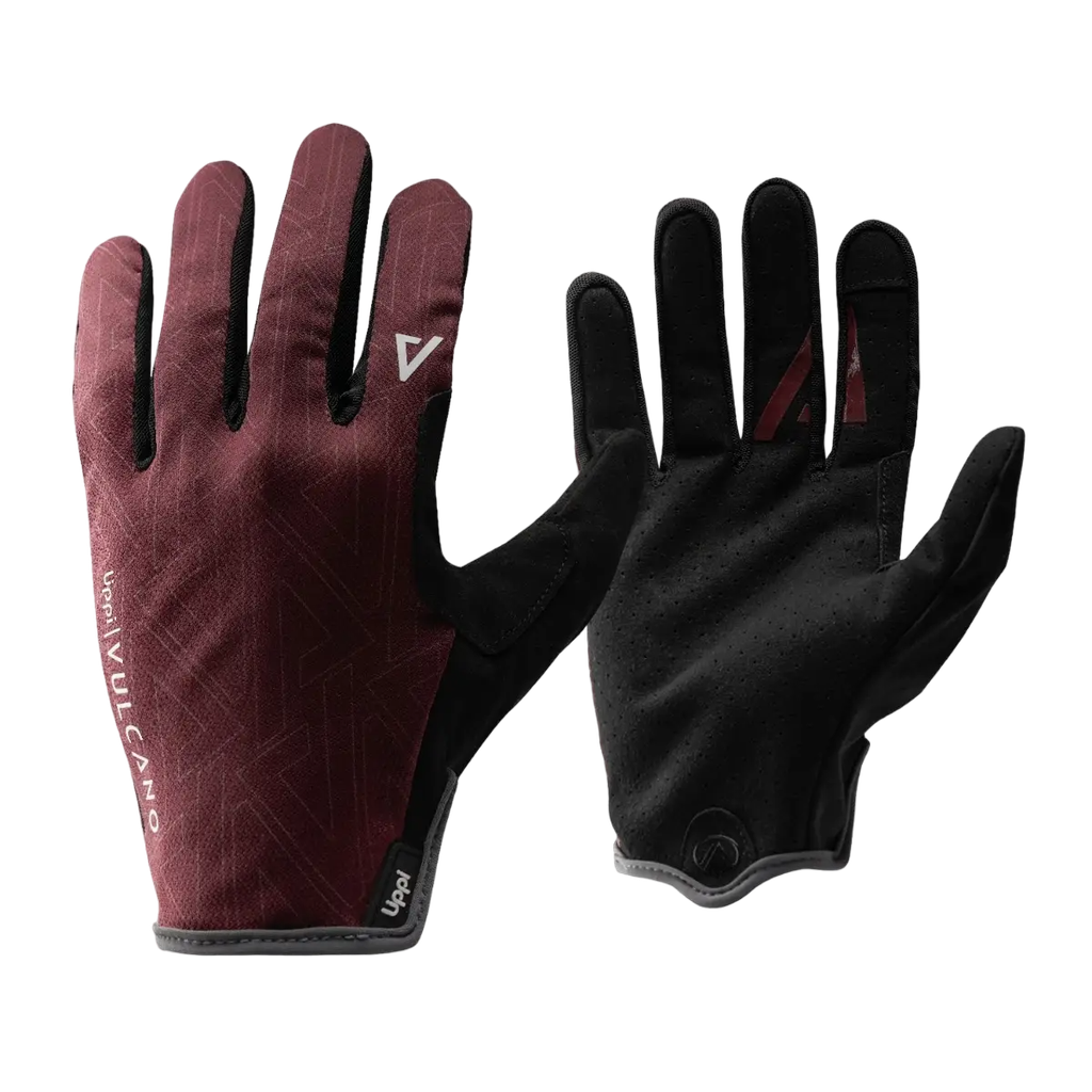 Miniatura Guantes Unisex Vulcano Light Gloves - Talla: XL, Color: Burdeo