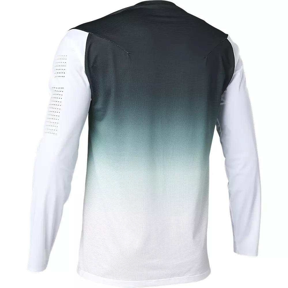 Polera Hombre Bicicleta Manga Larga Flexair Race Spec - Color: Azul-Blanco
