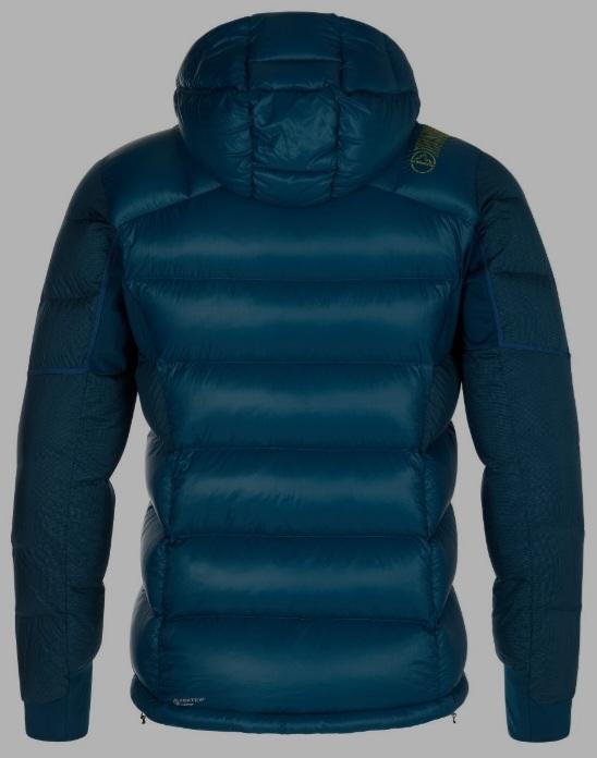 Supercouloir 1000 Down Jkt Hombre - Color: Storm Blue/ Lime Punch