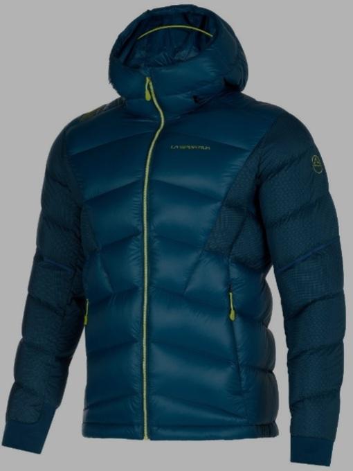 Miniatura Supercouloir 1000 Down Jkt Hombre - Color: Storm Blue/ Lime Punch